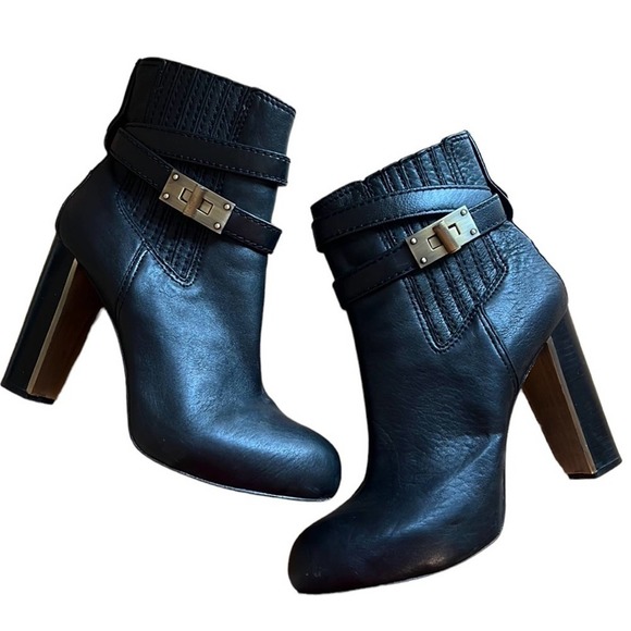 BCBGMaxAzria Shoes Bcbgmaxazria Sabina Ankle Boots Black Leather